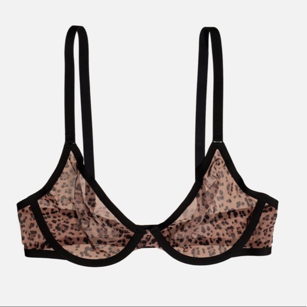 Cuup Leopard Print Bra - image 4